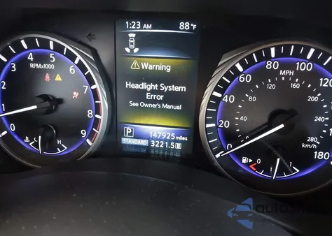 2016 Infiniti Q50 3.0T Premium from USA, damaged, VIN JN1EV7AR3GM341959